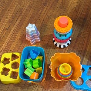 Fisher-Price Bright Stacking and Shape Sorting Set